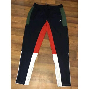 AKOO Colorblock Sweatpants Mens XXL MEsh Fleece Joggers w Drawstring
